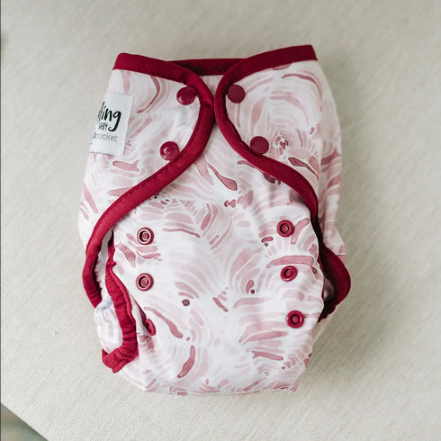 CUSTOMER MARKETPLACE | Seedling Baby Multi-fit Pocket Nappy | DELAMINATED COVER + SLACK ELASTICS